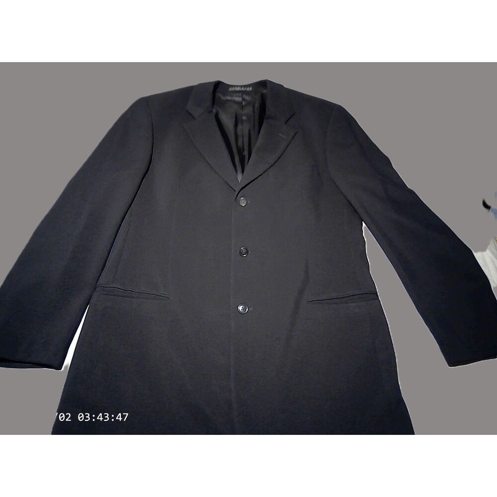 Hugo Boss Navy Blue Blazer, 44T Tall, 3 Button Suit Jacket Sport Coat